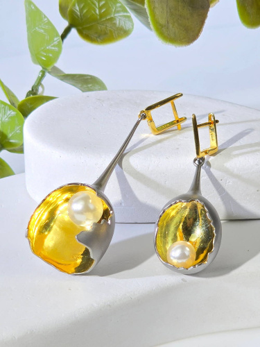 Серебряные серьги
